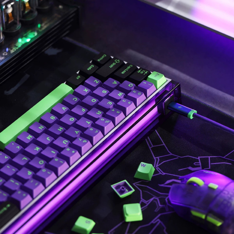 Set keycap za mehaničku tipkovnicu (PBT, dvobojno lijevanje, originalna tvornica, kompletan set)