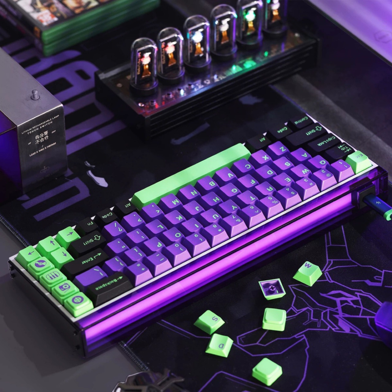 Set keycap za mehaničku tipkovnicu (PBT, dvobojno lijevanje, originalna tvornica, kompletan set)