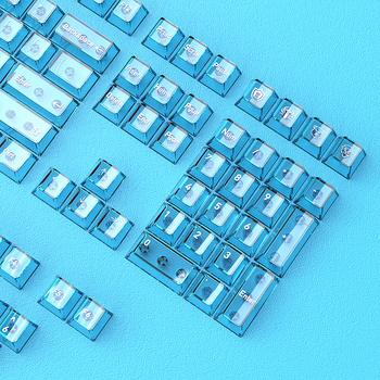 Σετ πλήκτρων για μηχανικό πληκτρολόγιο, PBT διπλής έγχυσης, δύο-χρωματικά πλήκτρα, αρχικό ύψος 154 πλήκτρων