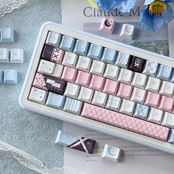 Mechanikus billentyűzethez PBT billentyűfedők – öt oldalú szublimáció, OEM magasság, háttérvilágítás nélkül