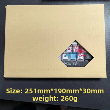 PBT klavišų dangteliai mechaninei klaviatūrai – trijų dalių komplektas, bendro pobūdžio, 260 g