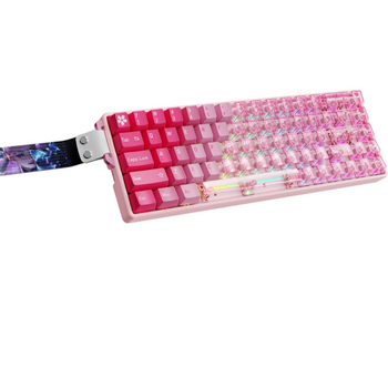 Vezeték nélküli mechanikus billentyűzet készlet három módban kapcsolódással, zöld kapcsolók, ABS ház, vízálló