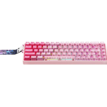 Vezeték nélküli mechanikus billentyűzet készlet három módban kapcsolódással, zöld kapcsolók, ABS ház, vízálló