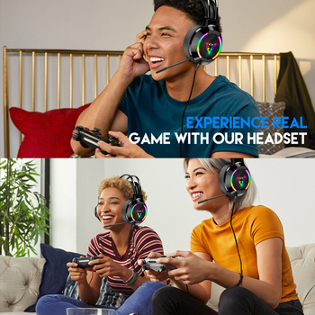 G606 spēļu kabelīgās USB austiņas ar 50 mm skaļruņiem, 20–20kHz diapazonu, 32 ohm pretestību, iebūvēts mikrofons