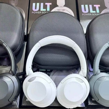 Căști wireless cu anulare zgomot, bas profund, design cu bandă pentru cap; Bluetooth 5.4, rază 10 m, autonomie 4-8 h, sunet stereo