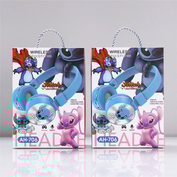 Belaidės Bluetooth ausinės AH-706, dėvimos ant galvos, USB jungtis, 2024 m. modelis