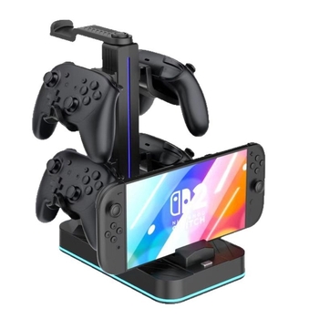 Switch2 Bază de Încărcare Portabilă și Suport pentru Căști, ABS, Model Sy-ns2-219-2, Depozitare și Încărcare, Compatibil SWITCH2