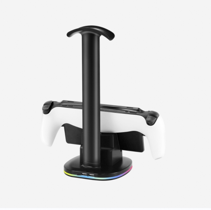 PS5 Prijenosna baza za punjenje – stalak s Type-C sučeljem, ABS materijal, pohrana i lampe (Model SY-P5-2029-2)