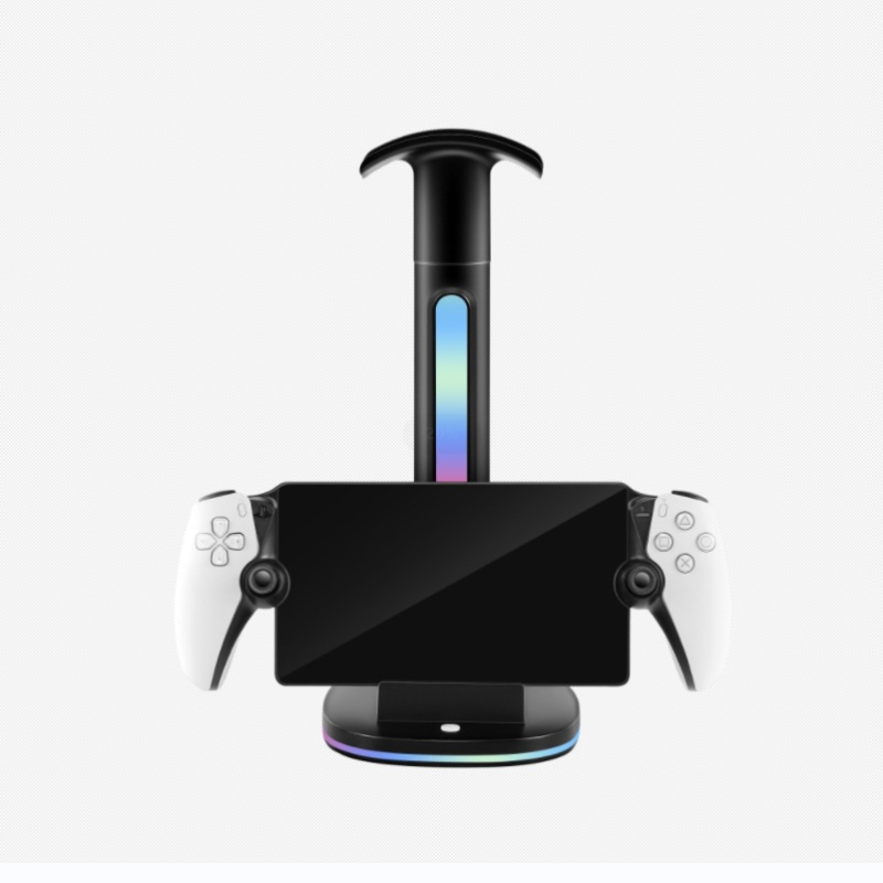 PS5 Prijenosna baza za punjenje – stalak s Type-C sučeljem, ABS materijal, pohrana i lampe (Model SY-P5-2029-2)