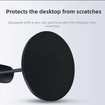 Stojan na slúchadlá pre stolný počítač – protišmyľová základňa, pevná montáž