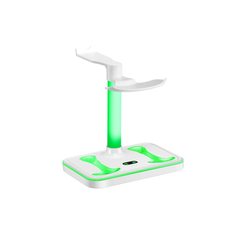 Bază de încărcare magnetică PS VR2 pentru controlere, cu suport detașabil pentru ochelari și căști, interfață Type-C, material ABS