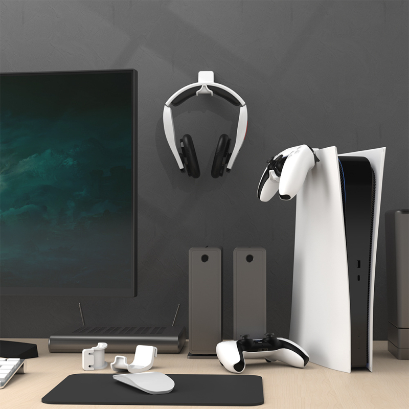 PS5 kukica za slušalice – zidni nosač PS5 perifernih uređaja, model PS5 headset handle hook, izlazak 2022