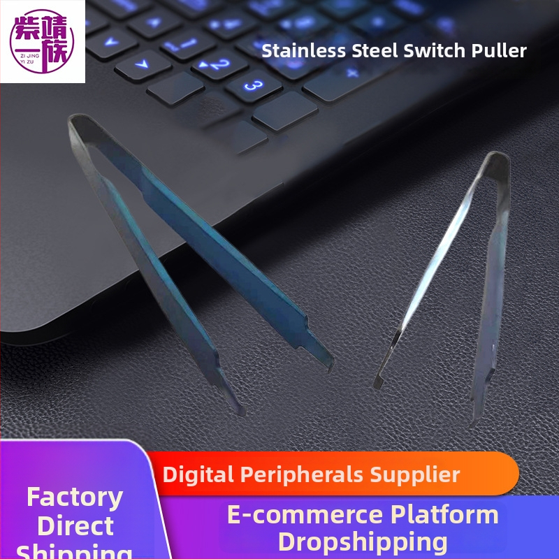 Mehāniskās tastatūras asi izvilkšanas rīks — metāla konstrukcija, saderīgs ar visām mehāniskajām tastatūrām, izvelk mehāniskās asis, 1 gadu garantija