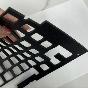 Sandviča paliktnis mehāniskajai tastatūrai ar PORON putu; skaņas izolācija; saderīgs ar 87 taustiņiem; modelis K87; apstrādes veids: stampēšana