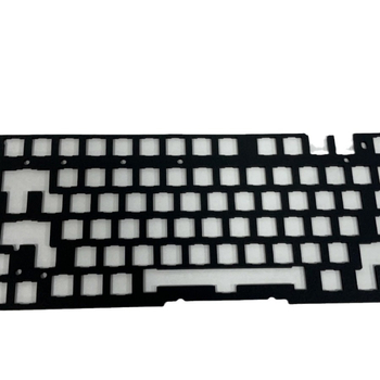 Sandviča paliktnis mehāniskajai tastatūrai ar PORON putu; skaņas izolācija; saderīgs ar 87 taustiņiem; modelis K87; apstrādes veids: stampēšana