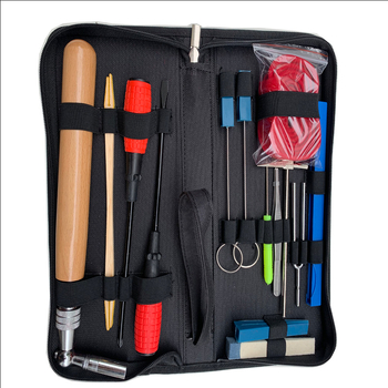 Piano tuninga rīku komplekts, 16 gab., 45 tērauds, modelis 1, auduma iepakojums, Cui's piano tuning tool zīmols, piemērots mūzikas instrumentiem