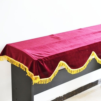 Elektriskā pianina vāciņš, zelta samts, 88 tausti, putekļu aizsardzība