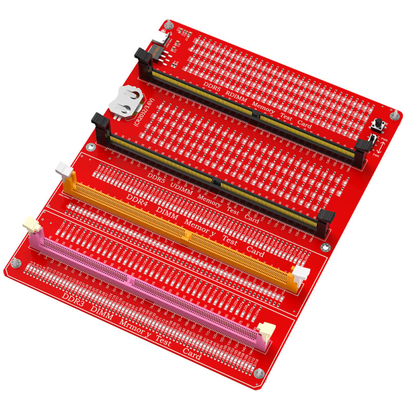 3-in-1 tester memorijskih modula DDR3/DDR4/DDR5 – adapter kartica, marka Huidongxin.