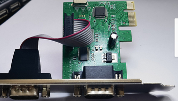 Cardă adaptor PCI ExpressCard cu port serial CH382, model ALT 382X2S-2