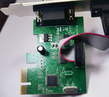 Cardă adaptor PCI ExpressCard cu port serial CH382, model ALT 382X2S-2