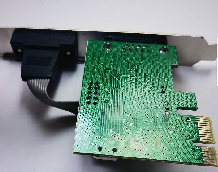 Cardă adaptor PCI ExpressCard cu port serial CH382, model ALT 382X2S-2