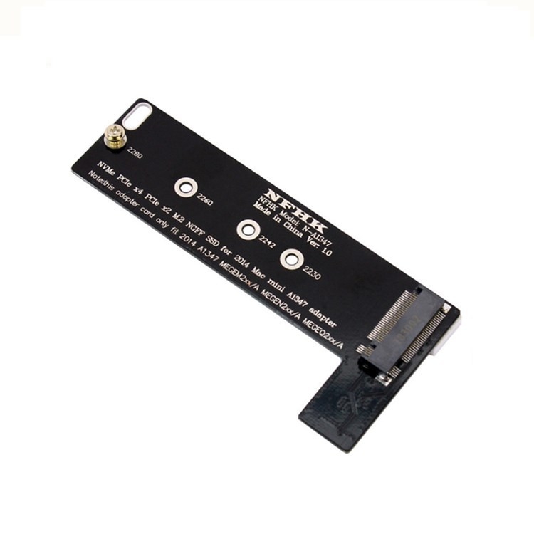 Adaptér M.2 NVMe na A1347 pre Apple Mac Mini (koniec roka 2014)
