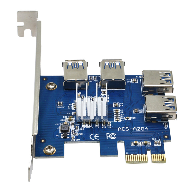 Adapter kartica: USB 3.0 PCIe proširenje, PCIe x1 do x4 (TISRIC)