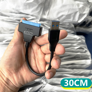USB 3.0 na SATA adapter kabel, USB–SATA sučelje, 480 Mbps, bakreno jezgro, jedan konektor