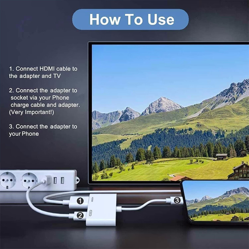 Cablu adaptor HDMI TY-801-HL cu cip HDMI, transfer de date de înaltă viteză