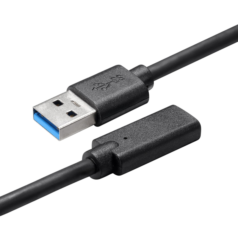 OTG Type-C ženski na USB 3.2 muški adapter kabel, 10Gbps, duljina 0,2 m, bakarno jezgro, LT003 čip