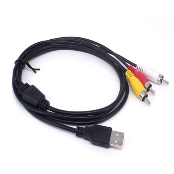 USB na AV kabel s 3 RCA, USB 2.0, duljina 1,5 m, bakreno jezgro