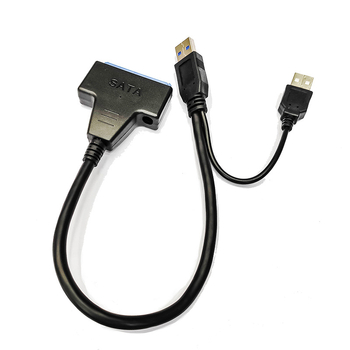 USB 3.0 na SATA adapter kabel s 12V neovisnim napajanjem, podržava 2,5/3,5-inčnih HDD-a, bakreno jezgro