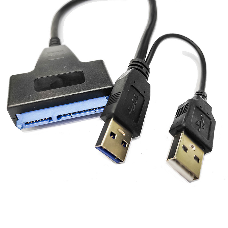 USB 3.0 na SATA adapter kabel s 12V neovisnim napajanjem, podržava 2,5/3,5-inčnih HDD-a, bakreno jezgro