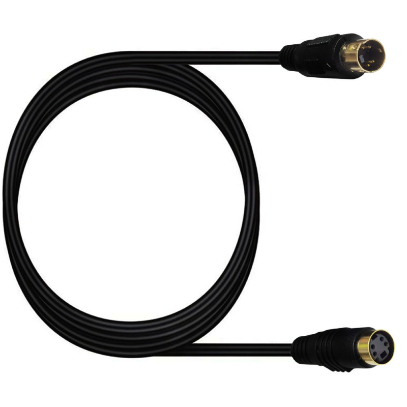 ERE YR-AV-37-001 S-Video 4-pinski adapter kabel, zlato-pozlaćeno bakreno jezgro, muško–ženski produžni kabel, model YR-AV-37-001