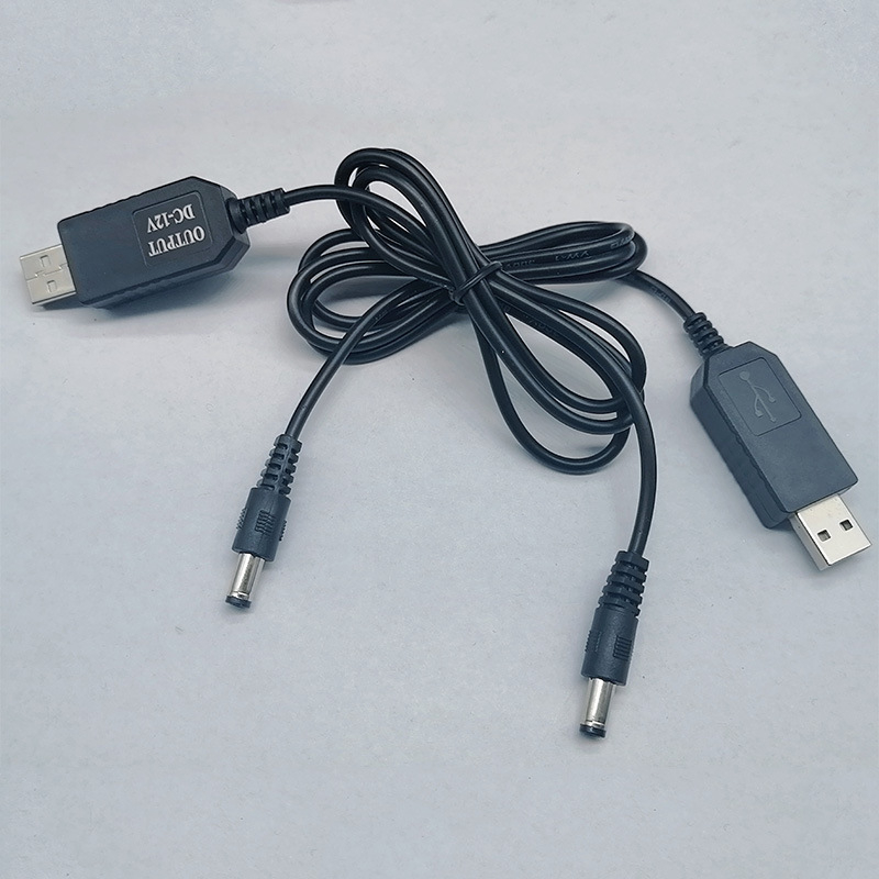 Xiongye cablu adaptor USB, ieșire 5V→9-12V, model 9V-12V, conector unic, interfață: altele