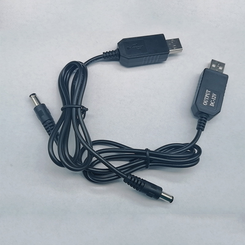 Xiongye cablu adaptor USB, ieșire 5V→9-12V, model 9V-12V, conector unic, interfață: altele