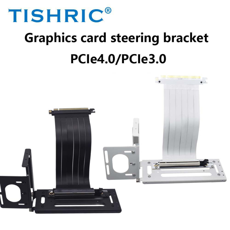 PCIe x16 produžni kabel za grafičku – 90° vertikalni kućište, PCIe 3.0, 300 mm, bakreno jezgro