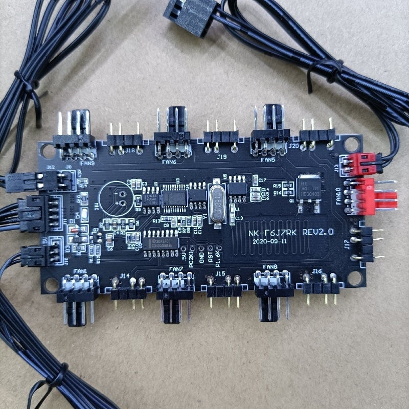 Ρυθμιστής PWM θερμοκρασίας για ARGB ανεμιστήρες, 5V, 3-Pin, ARGB Hub και διακλαδωτής ανεμιστήρων PC