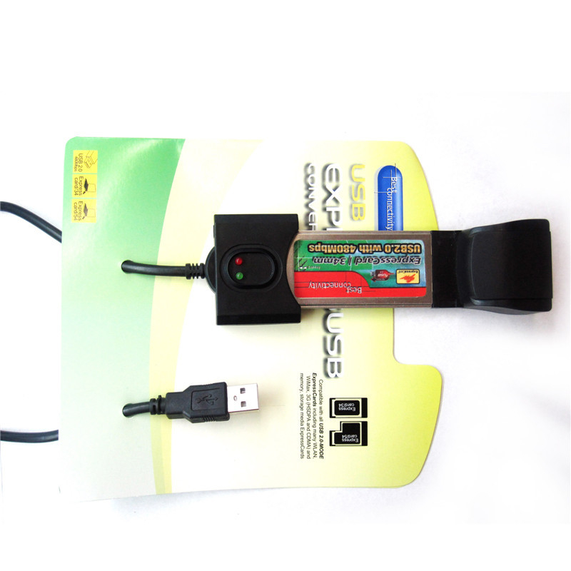 Καλώδιο μετατροπής USB σε ExpressCard – Μοντέλο FOCX-USB-Express, USB 2.0, Τσιπ NEC, 480 Mbps