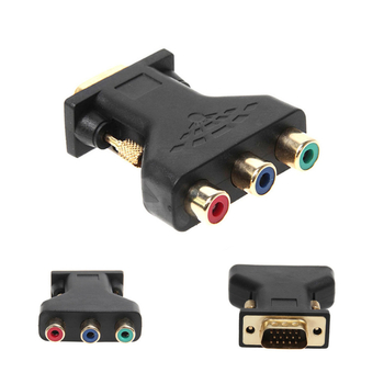 VGA–3RCA adapter kábel (Interfész: VGA; Csatlakozók: Egyszeres fej; Márka: Neutral)