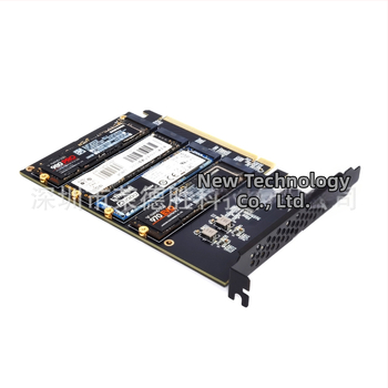 PCIe 4.0 x16 NVMe adaptér pre štyri M.2 SSD sloty (M Key)