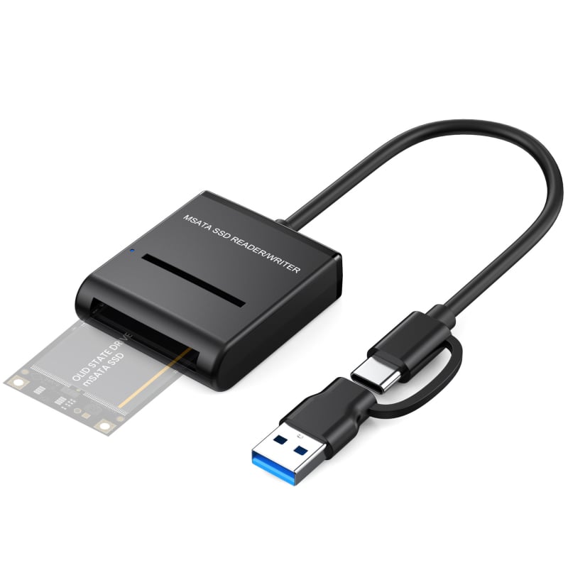 Kabel pretvarača mSATA na USB 3.0 Type-C, USB-to-SATA sučelje, 5 Gbps, model M36, E-yield