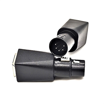 XLR 3-pinski na RJ45 adapter kabel, audio izlaz, bakreno jezgro, RJ45 ženski–muški
