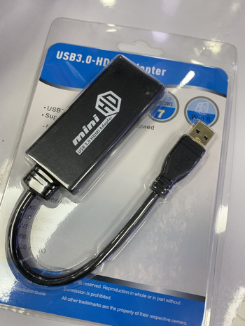 USB 3.0 na HDMI konverter — USB3.0 sučelje, bakrene jezgre, OEM dostupan