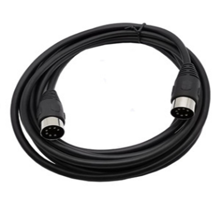 KW cablu patch DIN 7 pini, conectori bărbat-bărbat, pentru calculatoare și dispozitive medicale