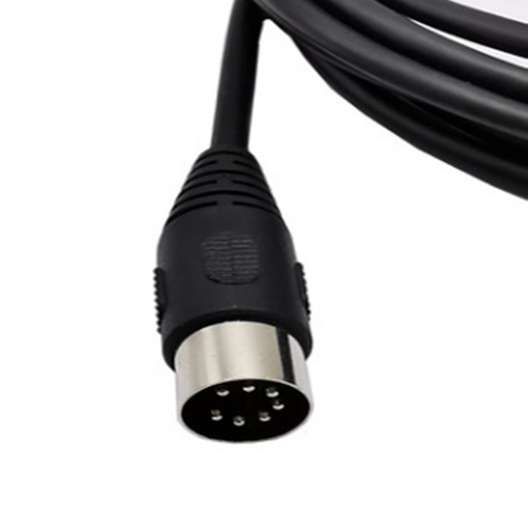 KW cablu patch DIN 7 pini, conectori bărbat-bărbat, pentru calculatoare și dispozitive medicale