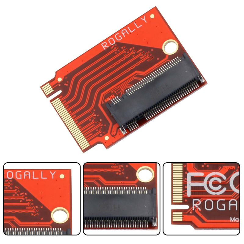 M.2 NVMe PCIe 4.0 adapter kartica, 2230–2280, 90° kut