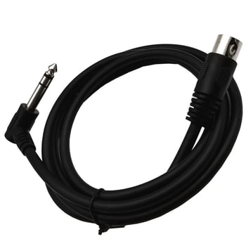 ERE YR-Din-5-08 adapter kabel: 90° 6,35 mm na MIDI DIN 5-Pin, audio izlaz, dužina 1,5 m