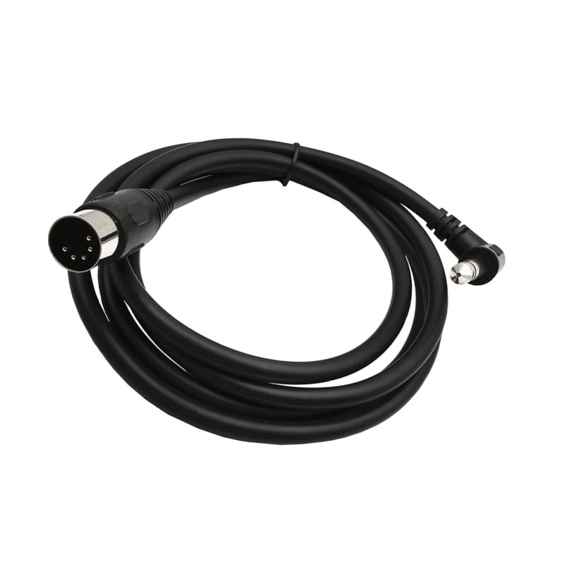 ERE YR-Din-5-08 adapter kabel: 90° 6,35 mm na MIDI DIN 5-Pin, audio izlaz, dužina 1,5 m