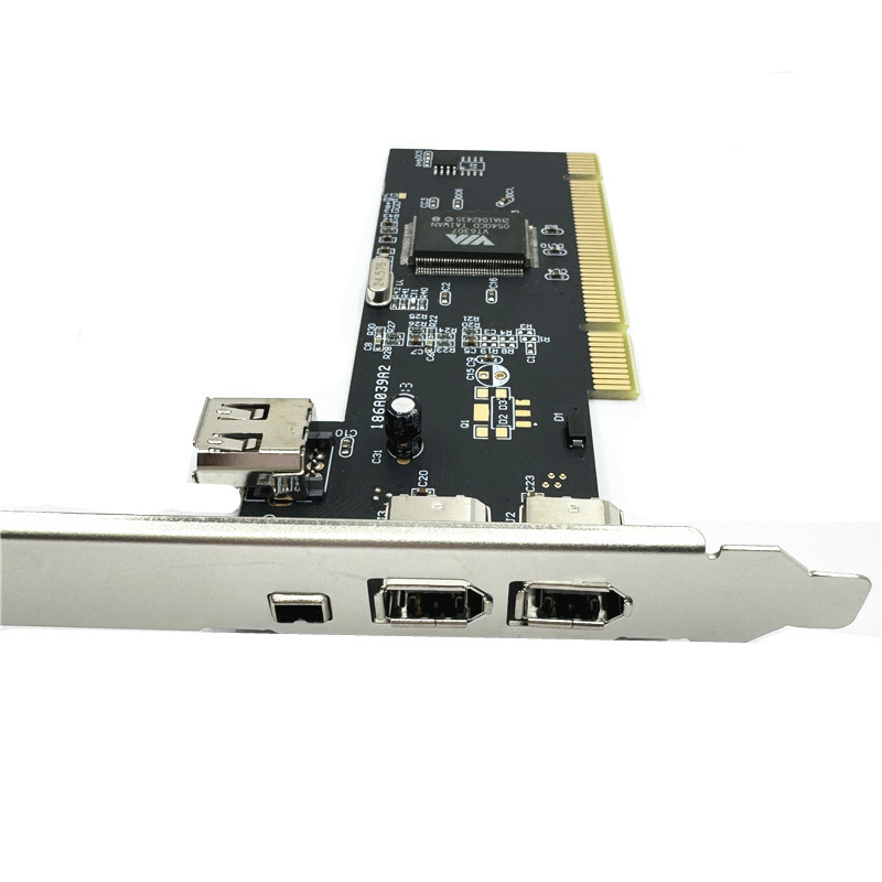 PCI 1394 adapter kartica za DV/HDV visoku definiranu video snimku, VIA6307 čip, brzina prijenosa podataka 10, bakreno jezgro
